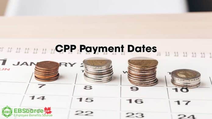 CPP Payment Dates 2026