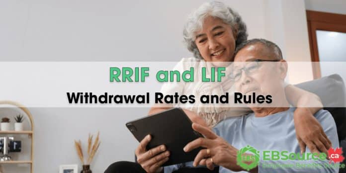RRIF and LIF Withdrawal Rates and Rules