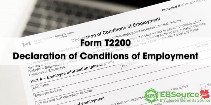 You need Form T2200 to claim work expenses