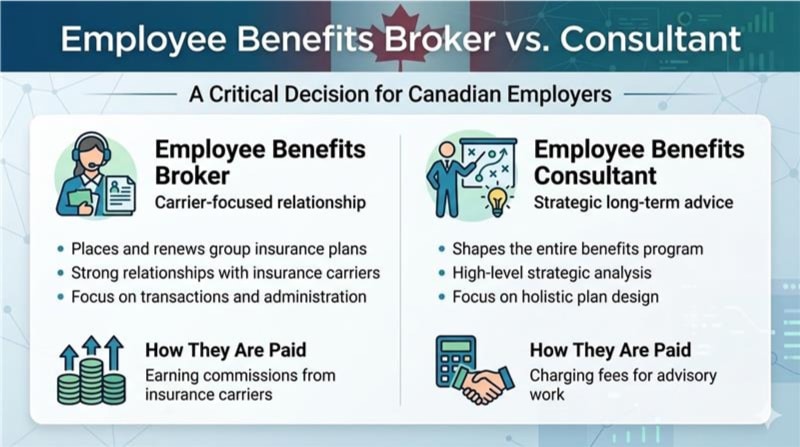 Difference between Employee Benefits Brokers and Consultants