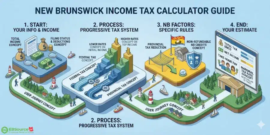 New Brunswick Income Tax Calculator 2026: How to Use It and Avoid Common Errors 2 income tax calculation guide in nb