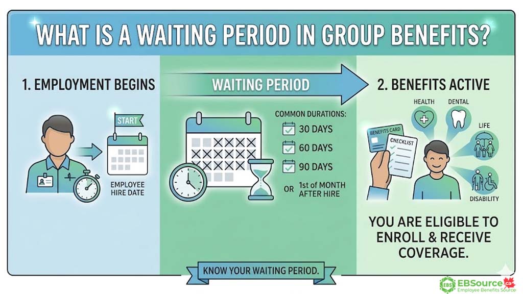 Group Benefits Waiting Period Definition