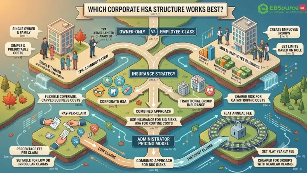 How to Set Up a Healthcare Spending Account for Your Corporation in Canada 4 Best structure for the corporate HCSA