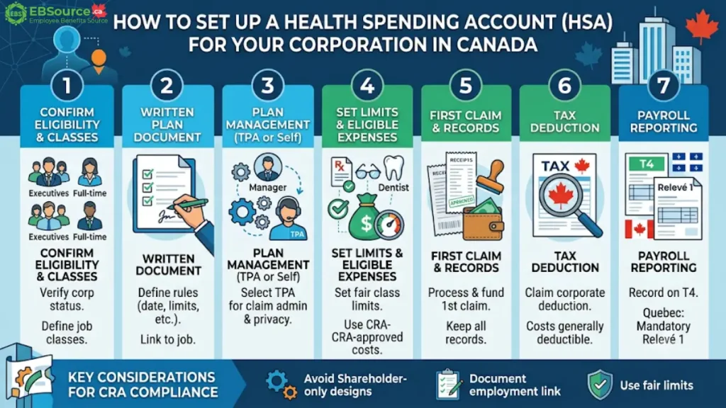 How to Set Up a Healthcare Spending Account for Your Corporation in Canada 3 How to Set Up a Healthcare Spending Account for Your Corporation in Canada